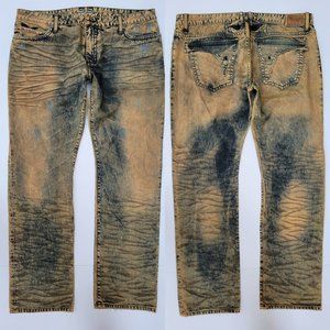 New Men's ROBIN'S JEAN sz 44 Long Flap Slim Straight Jeans